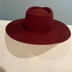 GIGI PIP DAKOTA WIDE BRIM Burgundy Hat size 57